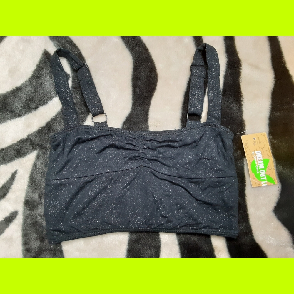 Black Selena Gomez Sports Bra